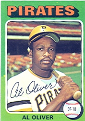 1975 Topps Mini Baseball Cards      555     Al Oliver